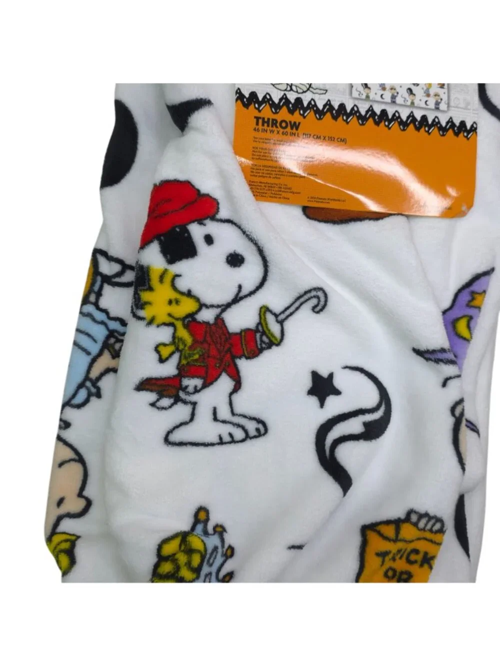 Peanuts Halloween Throw Blanket 46